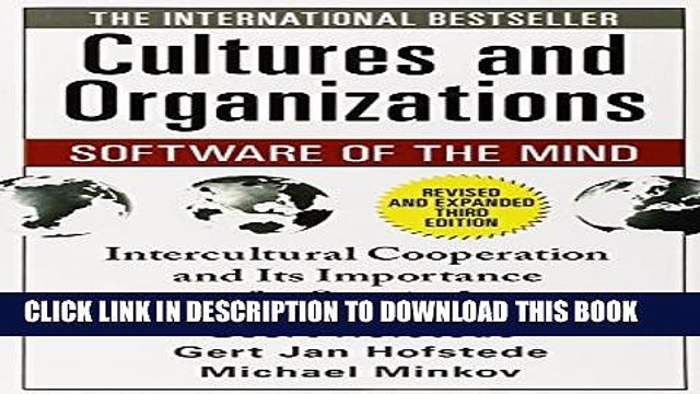 [PDF] Cultures and Organizations: Software of the Mind, Third Edition Full Online