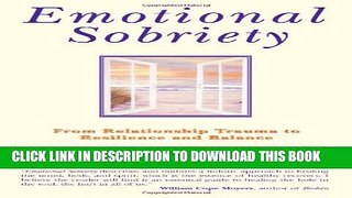 Collection Book Emotional Sobriety: From Relationship Trauma to Resilience and Balance