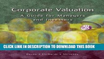 [PDF] Corporate Valuation: A Guide for Managers and Investors with Thomson ONE Full Online