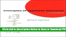[Download] Principles of Japanese Discourse: A Handbook Popular New