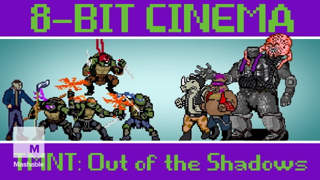 The 'Teenage Mutant Ninja Turtles' are out of the shadows as 8-Bit figures