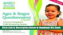 [Reads] Ages   Stages QuestionnairesÂ® in Spanish, Third Edition (ASQ-3TM Spanish): A