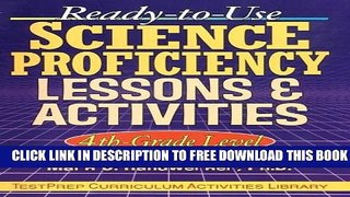 Collection Book Ready-to-Use Science Proficiency Lessons   Activities: 4th Grade Level