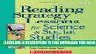 New Book Reading Strategy Lessons for Science   Social Studies: 15 Research-Based Strategy Lessons