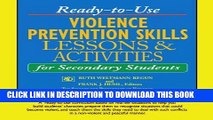New Book Ready-to-Use Violence Prevention Skills Lessons and Activities for Secondary Students