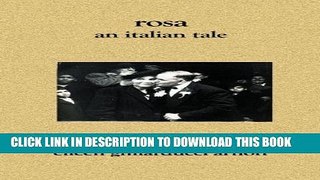 New Book Rosa: An Italian Tale