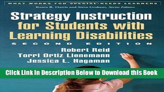 [Best] Strategy Instruction for Students with Learning Disabilities, Second Edition (What Works