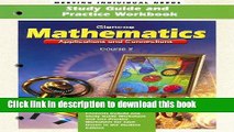 Read Mathematics: Applications and Connections, Course 2 Study Guide and Practice book  Ebook Free