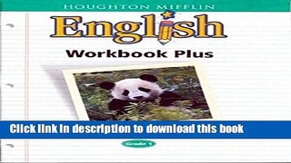 Read Houghton Mifflin English, Workbook Plus, Grade 1  Ebook Online