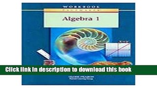 Read PACEMAKER ALGEBRA ONE WORKBOOK SECOND EDITION 2001C (Pacemaker (Paperback))  PDF Free