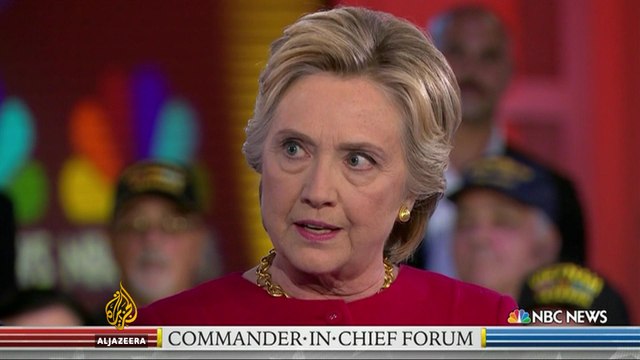 US election: Clinton, Trump discuss security with war veterans