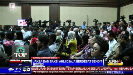 Sidang ke-19 Jessica Diwarnai Debat Jaksa dan Saksi Ahli