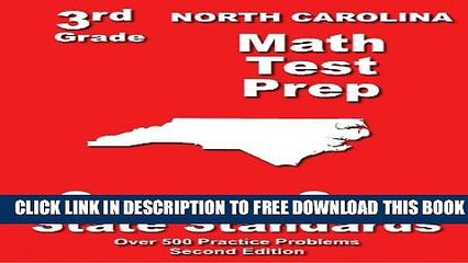 New Book North Carolina 3rd Grade Math Test Prep: Common Core State Standards