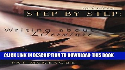 [PDF] Step by Step: Writing About Literature Full Online