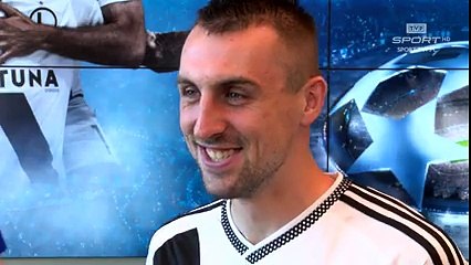 MichałKucharczyk w formie :). Humor dopisuje przed meczami LM