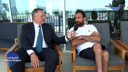 Échange entre Michaël Jérémiasz et M. Thierry Braillard secrétaire d'État chargé des sports - Jeux Paralympiques Rio 2016