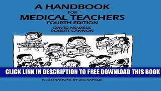 New Book A Handbook for Medical Teachers