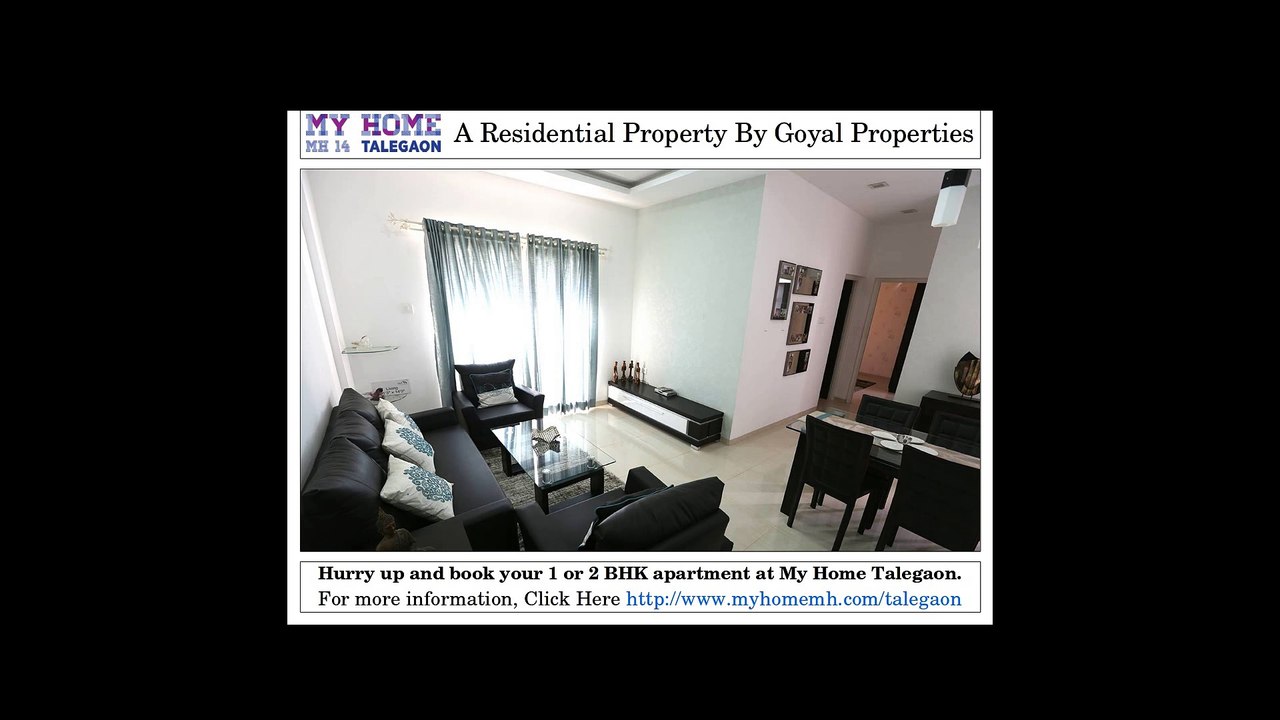 1 & 2 BHK Residential Flats in Talegaon Dabhade Pune at My Home Talegaon