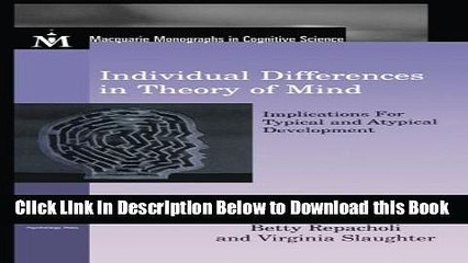 [Best] Individual Differences in Theory of Mind: Implications for Typical and Atypical Development