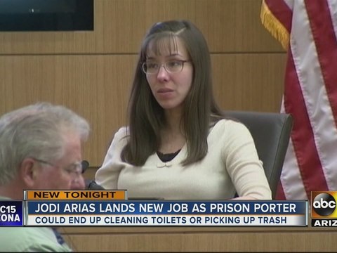 Jodi Arias lands new job behind bars
