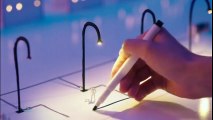 (اليابان» تبتكر قلم حبر موصل للكهرباء ) japanese pen draws circuits with conductive ink