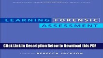 [Read] Learning Forensic Assessment (International Perspectives on Forensic Mental Health) Popular
