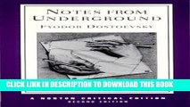 [PDF] Notes from Underground (Second Edition)  (Norton Critical Editions) Full Online