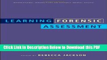 [Read] Learning Forensic Assessment (International Perspectives on Forensic Mental Health) Ebook