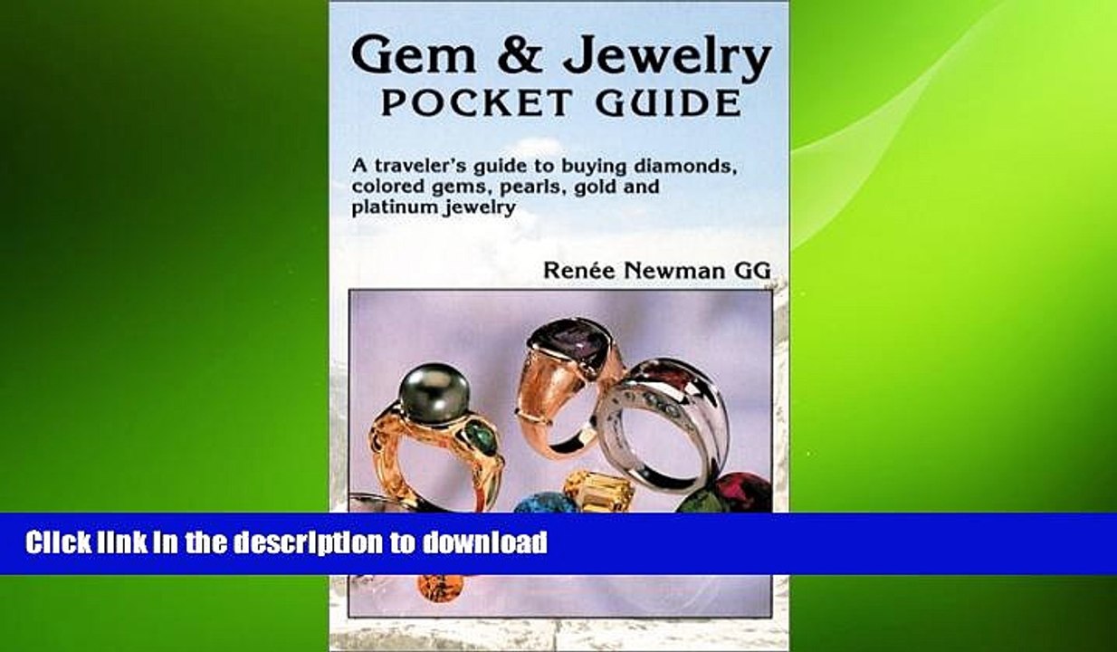 FAVORITE BOOK  Gem   Jewelry Pocket Guide: A Traveler s Guide to Buying Diamonds, Colored Gems,