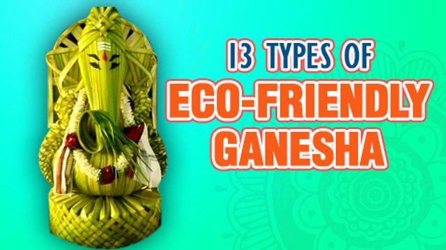 13 Types Of Eco Friendly Ganpati Murtis | Chocolate, Vegetables, Paper | Ganesh Chaturthi 2016