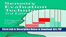 [Read] Sensory Evaluation Techniques, Third Edition Popular Online