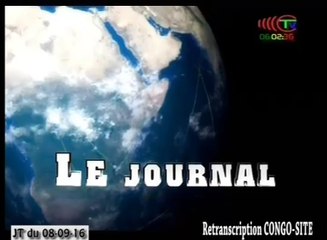 Journal de 20h TVCongo du jeudi 08 septembre 2016 -By Congo-Site