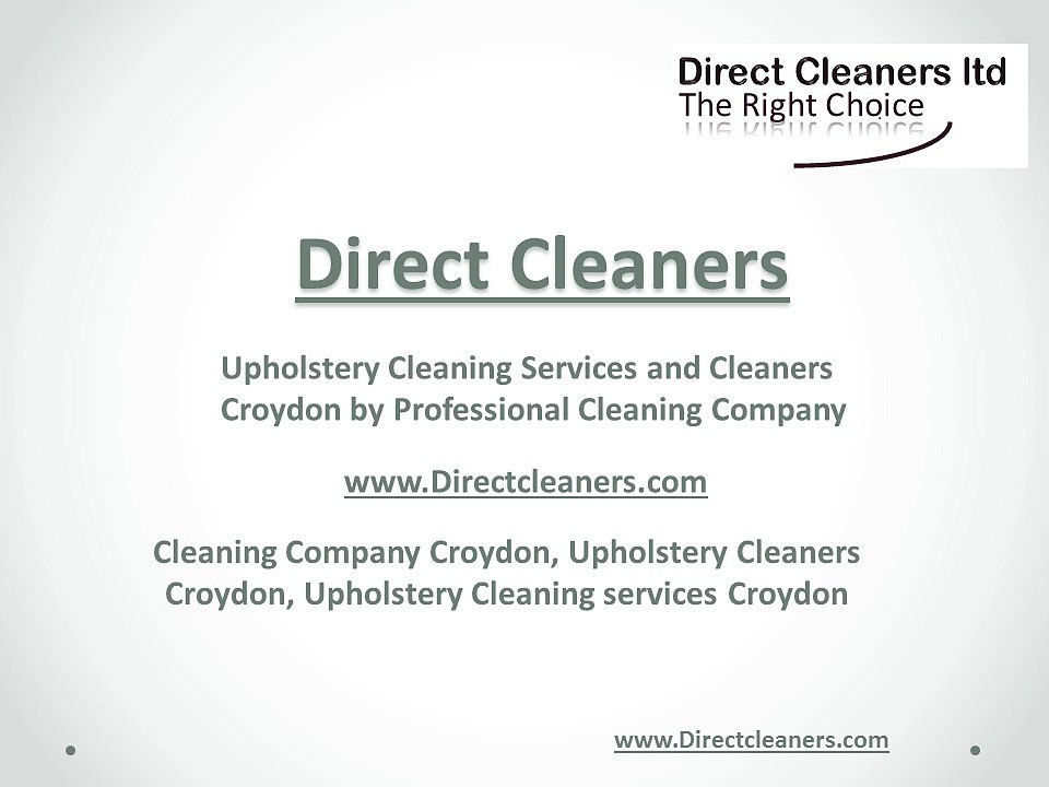 Upholstery Cleaning Services and Cleaners Croydon by Professional Cleaning Company
