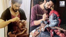 Raqesh Vashisth SCULPTED Ganpathi Idol!