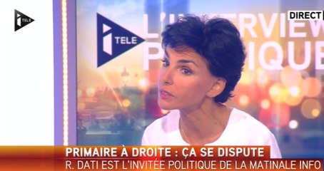 Rachida Dati : «C'est celui qui dit qui y est»