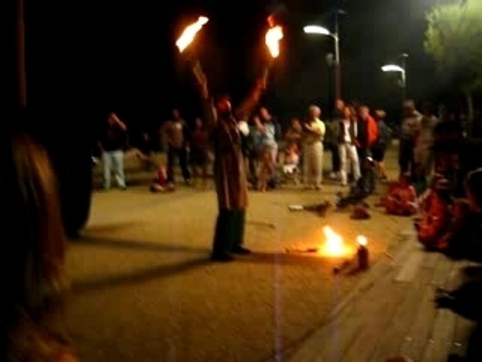 jonglage dangereux