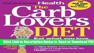 [Download] The CarbLovers Diet: Eat What You Love, Get Slim for Life! Free New