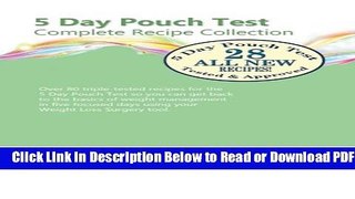 [PDF] 5 Day Pouch Test Complete Recipe Collection: Find your weight loss surgery tool in five