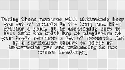 How to Avoid Plagiarism When Writing a Book