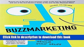 Read Buzzmarketing: Get People to Talk About Your Stuff  Ebook Free