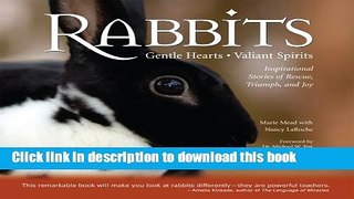 Read Rabbits: Gentle Hearts Valiant Spirits: Inspirational Stories of Rescue, Triumph, and Joy