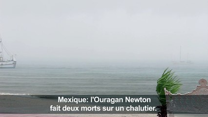 Mexique: l'ouragan Newton fait deux morts