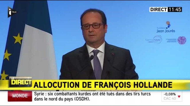 Hollande sur le terrorisme : La démocratie sera plus forte que la barbarie qui lui a déclaré la guerre
