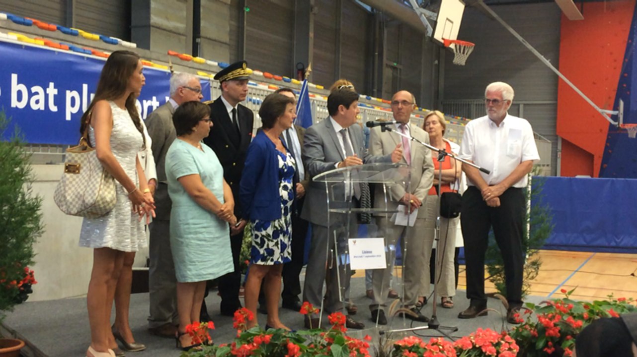 Inauguration de la salle multi activités de Lisieux avec le ministre des Sports