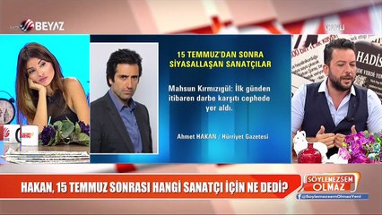 Nihat Doğan'ın Mahsun Kırmızıgül açıklamaları bomba etkisi yaratacak!