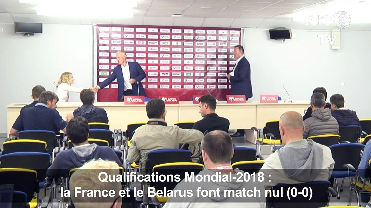Mondial-2018: Deschamps admet "une contre-performance"