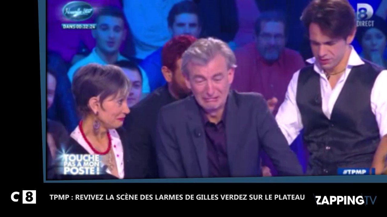 TPMP : Gilles Verdez en larmes sur le plateau, revivez la séquence culte (Vidéo)