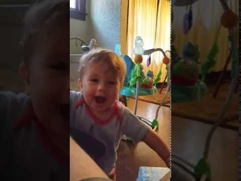 Little Toddler Belts Out a Mighty Roar