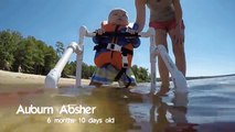 'World's Youngest Water Skier' Takes to the Water for the First Time