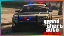 ROLLIN WITH COPS GTA 5 HOW TO DRIVE WITH POLICE IN GTA 5 ONLINE NEW GTA TRICK